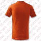 Tricou pentru copii Basic, bumbac 100% - culoare portocaliu