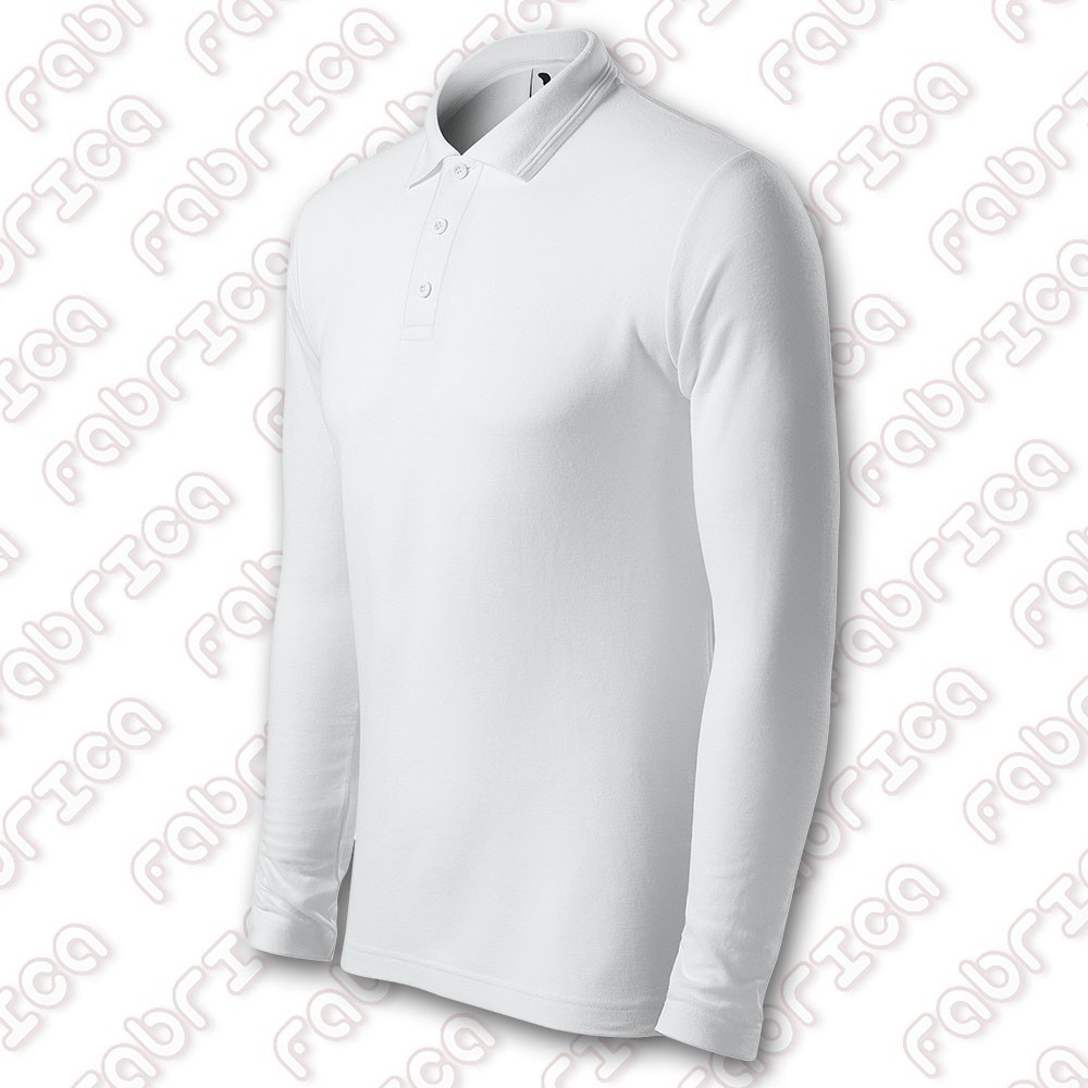 Tricou Polo Pique LS - cu mânecă lungă